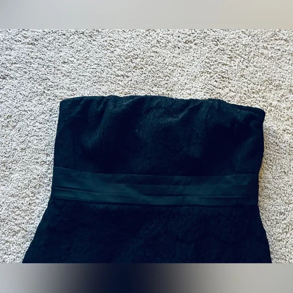 White House Black Market Strapless Little Black Dress - Picture 3 of 10